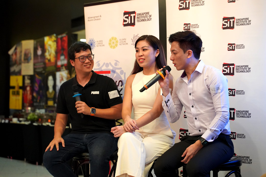 Mr Wilson Chua shared their experiences in mentoring.